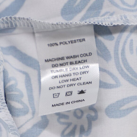 SMITH & QUINN Sorrento Shirt Dress Gathered Skirt Fish Bowl Navy Print Size S - Picture 7 of 8